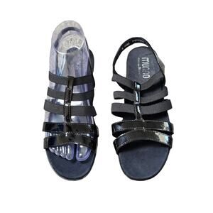 Monroe Black Combo Sandals 7.5